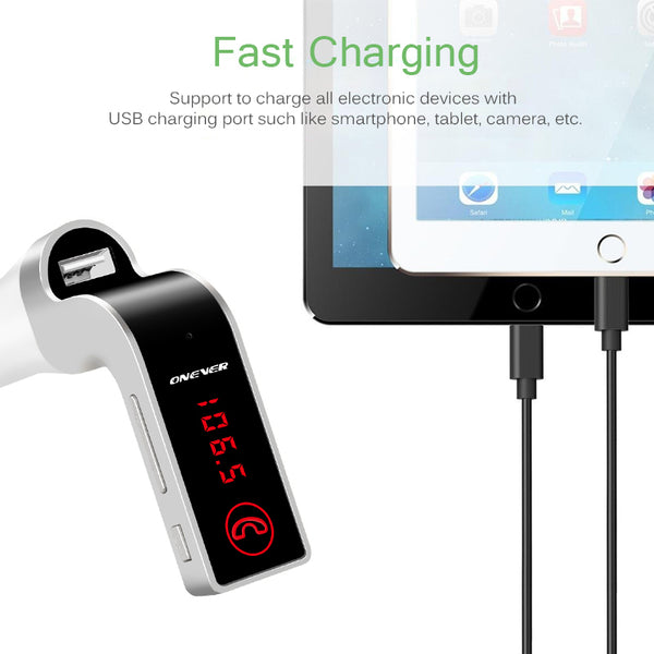 4-in-1 Wireless FM Transmitter