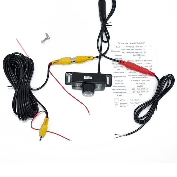 LED Night Vision Car Rear View Camera
