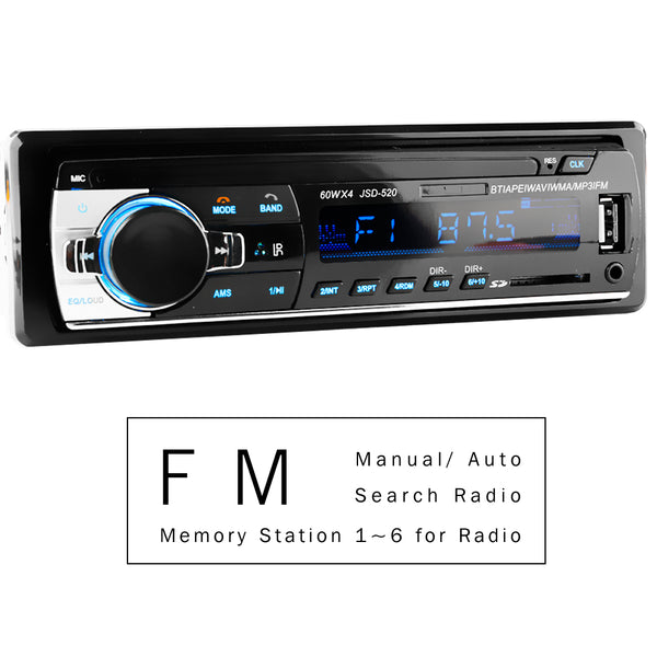 Bluetooth-enabled In Dash Stereo